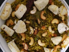 Palak Paneer Pulao