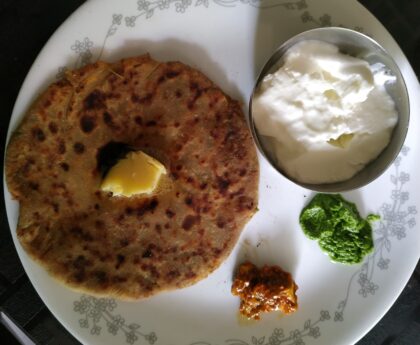 Dhaba Style Aloo Paratha